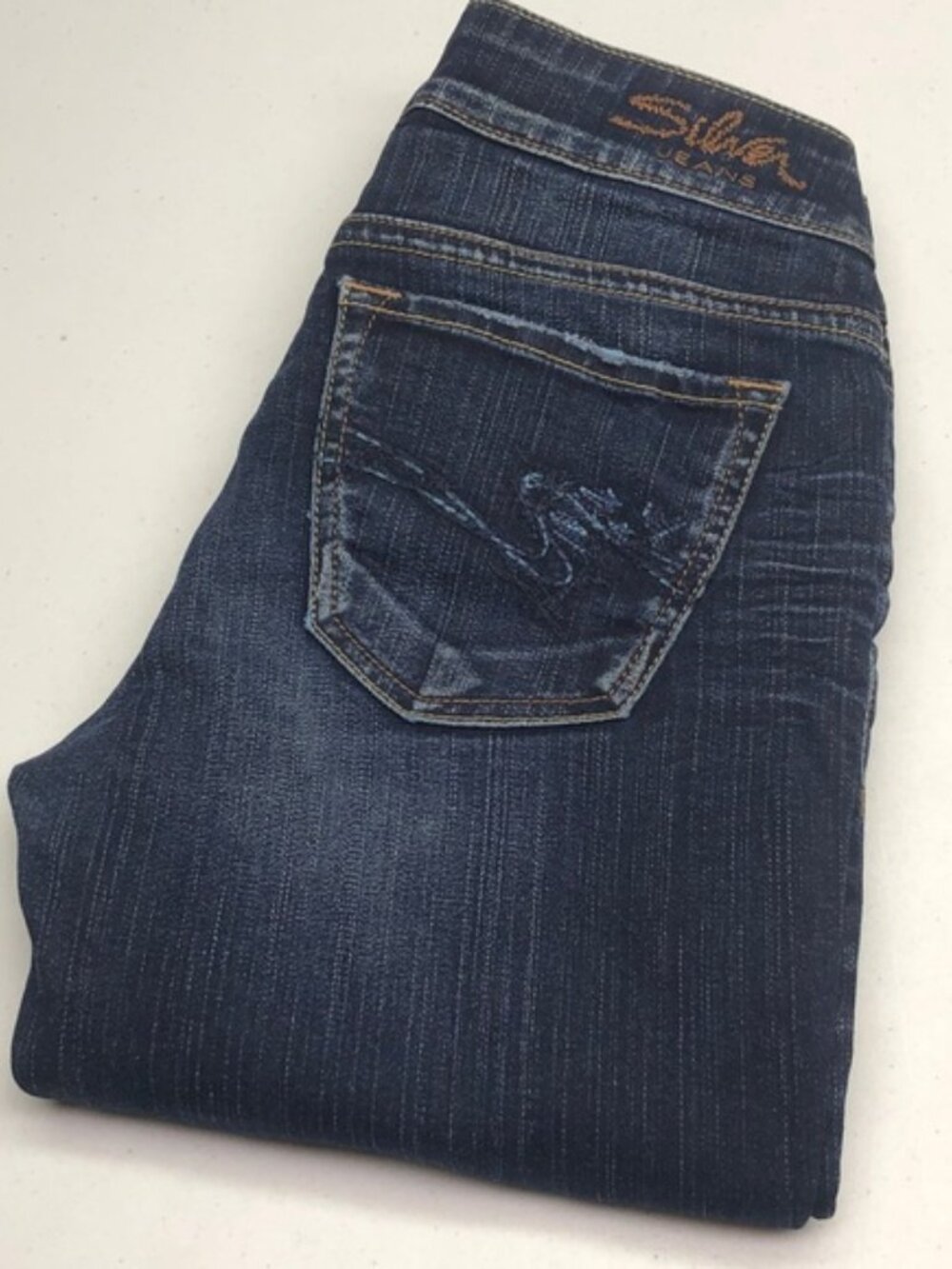 RETRO SILVER SUKI SLIM JEANS 26x30 ⭐️